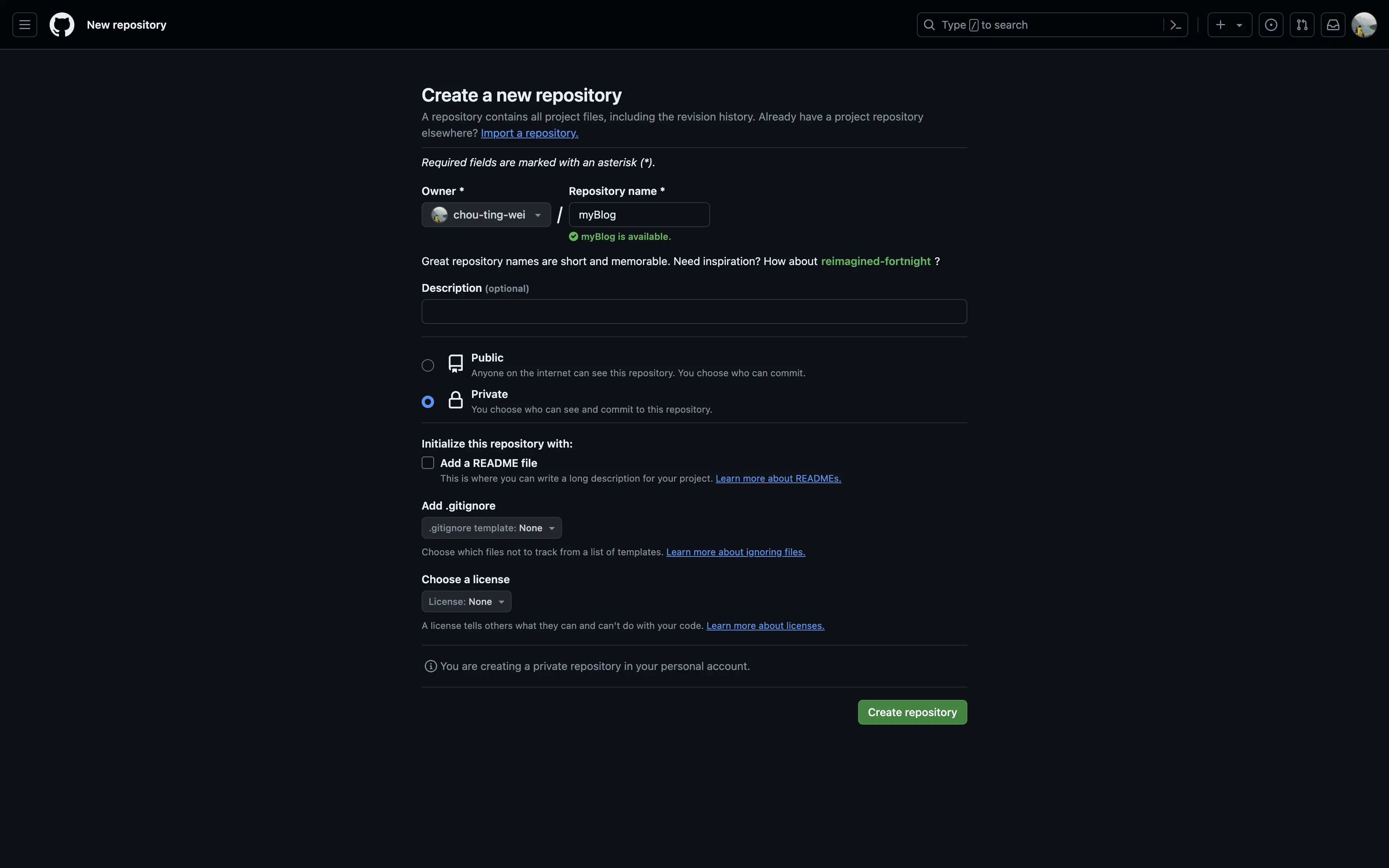 github